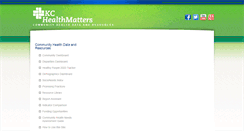 Desktop Screenshot of kchealthmatters.org