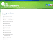 Tablet Screenshot of kchealthmatters.org